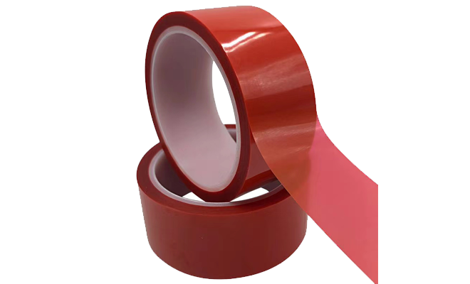 Tape van rode polyester